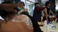 Hari ini, kuota pasien sebanyak 75 orang. 