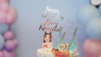 Kue ulang tahun Livy Renata. Foto: instagram