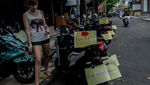 Masih Banyak Bule Hilir Mudik Naik Motor di Bali, Nih Foto-fotonya