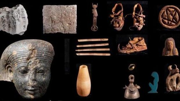 Selain kekayaan sisa-sisa hewan, tim arkeologi juga menemukan sebuah bangunan besar dengan dinding setebal 5 meter dari dinasti keenam Old Kingdom. Strukturnya berisi sejumlah patung, sisa-sisa pohon, sepatu kulit, pakaian, sampai papirus.
