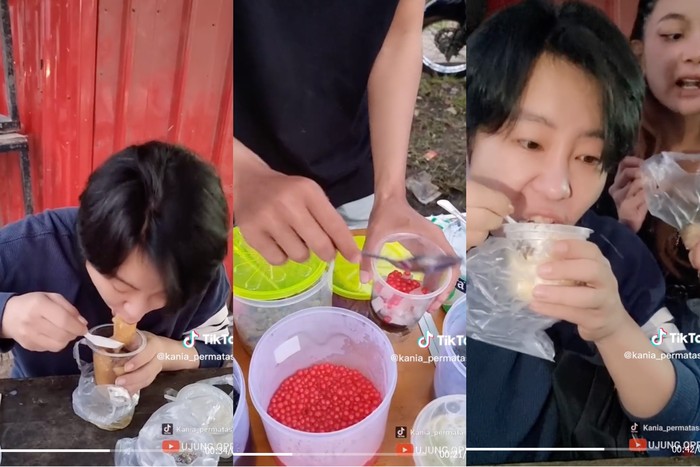 Pertama Kali Berburu Takjil, Orang Korea Ini Borong Sop Buah dan Jasuke