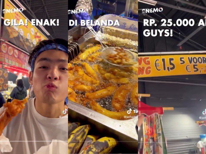 Harga pisang goreng di Belanda