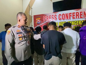 Hendak Tawuran di Depan Masjid Tangerang, 28 Remaja Diamankan Polisi