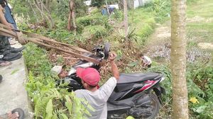 Diduga Mengantuk, Mahasiswi di Pandeglang Terjun ke Sawah Saat Bawa Motor