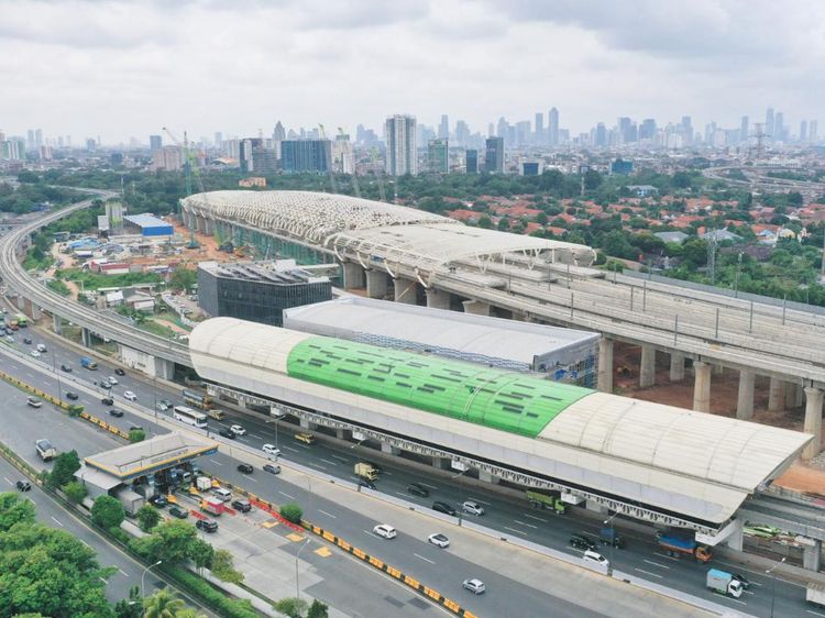 Bakal Nyambung LRT-TransJakarta, Tengok Stasiun Kereta Cepat Halim