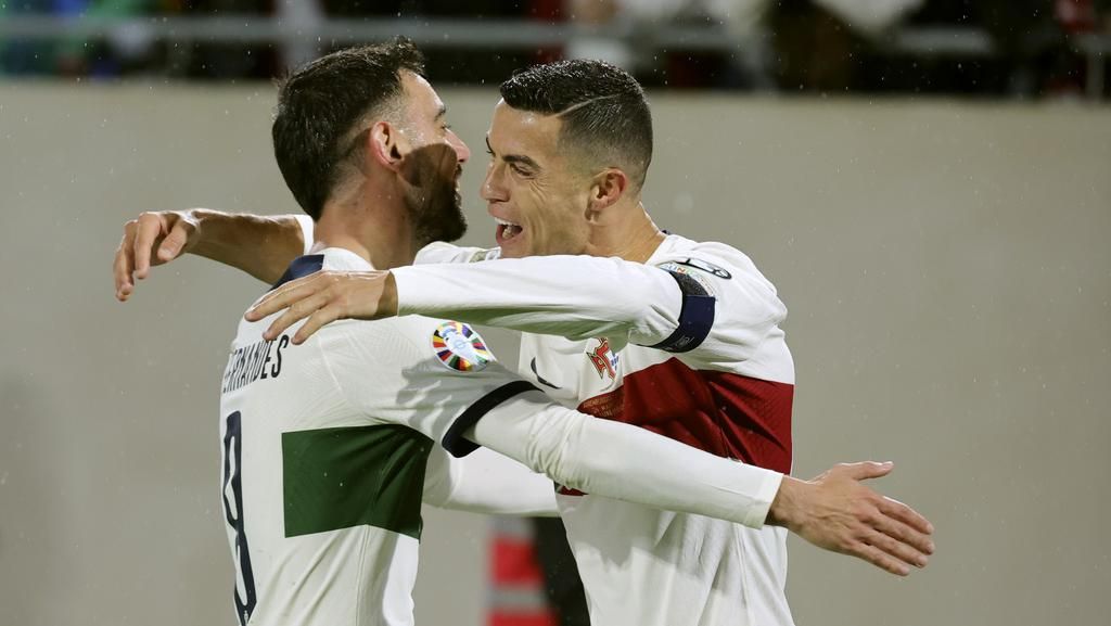Ronaldo Brace, Portugal Pesta 6 Gol ke Gawang Luksemburg