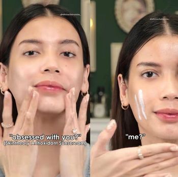 Sabrina Chairunnisa membagikan skincare rutin sehari-hari.