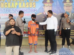 Pengiriman Sabu 1,1 Kg di Juanda Digagalkan, 1 Orang Ditangkap