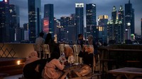 Sensasi Buka Puasa Bersama di Kafe Atap Jakarta