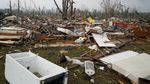 Sisa-sisa Badai Tornado yang Menghantam Kawasan Georgia