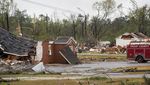 Sisa-sisa Badai Tornado yang Menghantam Kawasan Georgia