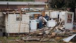 Sisa-sisa Badai Tornado yang Menghantam Kawasan Georgia