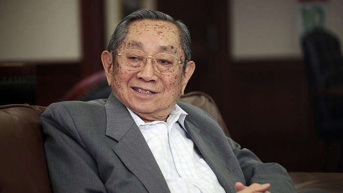 Billionaire The Ning King, chairman of Argo Manunggal Group, speaks during an interview at his office in Jakarta, Indonesia, on Friday, May 10, 2013. Thes businesses have benefited as Southeast Asias largest economy grew more than 6 percent for nine straight quarters, boosted by record-low interest rates and foreign investment. Photographer: Dimas Ardian/Bloomberg via Getty Images