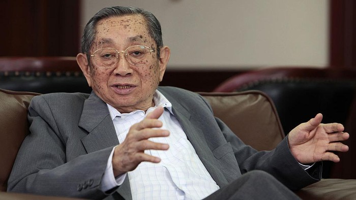 Billionaire The Ning King, chairman of Argo Manunggal Group, speaks during an interview at his office in Jakarta, Indonesia, on Friday, May 10, 2013. Thes businesses have benefited as Southeast Asias largest economy grew more than 6 percent for nine straight quarters, boosted by record-low interest rates and foreign investment. Photographer: Dimas Ardian/Bloomberg via Getty Images