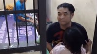 Ibanya Polisi Buka Jeruji Demi Tahanan Dapat Pelukan Putri
