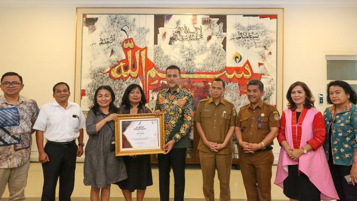 Wakil Gubernur (Wagub) Sumatera Utara (Sumut) Musa Rajekshah menerima kunjungan Pimpinan The Bloom Andaliman Artisan Tea Intan Damanik di Rumah Dinas Jabatan Wagub, Senin (27/3)