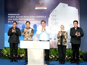 Tekan Impor, Tempo Scan Resmikan Pabrik Bahan Baku Susu di Cikarang
