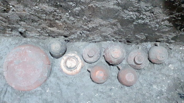 Artefak berusia 2.000 tahun digali di Pompeii Artefak berusia 2.000 tahun digali di Pompeii