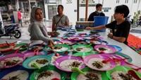 Bubur Pedas yang Jadi Menu Andalan Buka Puasa di Masjid Raya Medan