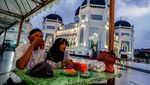 Bubur Pedas yang Jadi Menu Andalan Buka Puasa di Masjid Raya Medan