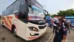 Persiapan Mudik, Bus AKAP Dicek Kesehatannya