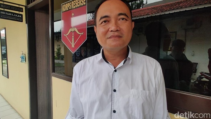 Kasat Reskrim Polres Batang, AKP Andi Fajar di kantornya, Mapolres Batang, Selasa (28/3/2023).