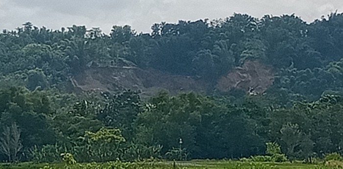 Lokasi tambang uruk tol di Kecamatan Bayat, Klaten.