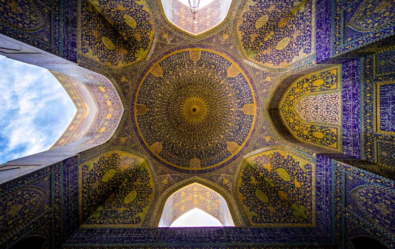 Masjid Nasir al-Mulk di Shiraz, Iran
