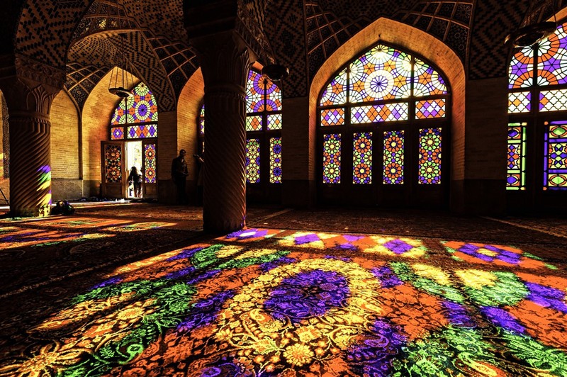 Masjid Nasir al-Mulk di Shiraz, Iran