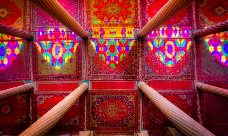 Masjid Nasir al-Mulk di Shiraz, Iran
