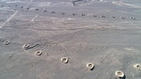 Karez adalah proyek air bawah tanah yang dibuat dalam sejarah panjang pekerja di tanah gersang.   