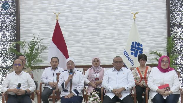 Menaker Ida Fauziah Press Conference Kebijakan Pembayaran THR Keagamaan 2023 (Tangkapan Layar Youtube)