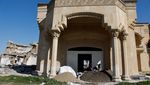 Penampakan Istana Megah Saddam Hussein yang Rusak Terbengkalai