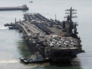 Viral Kapal Induk AS USS Nimitz Melintasi Perairan RI, Ini Kata TNI