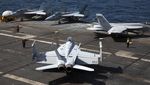 Potret Kapal Induk Nimitz AS Ikut Latihan Militer di Korsel