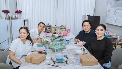 9 Momen Erick Thohir Sahur di Rumah Raffi Ahmad
