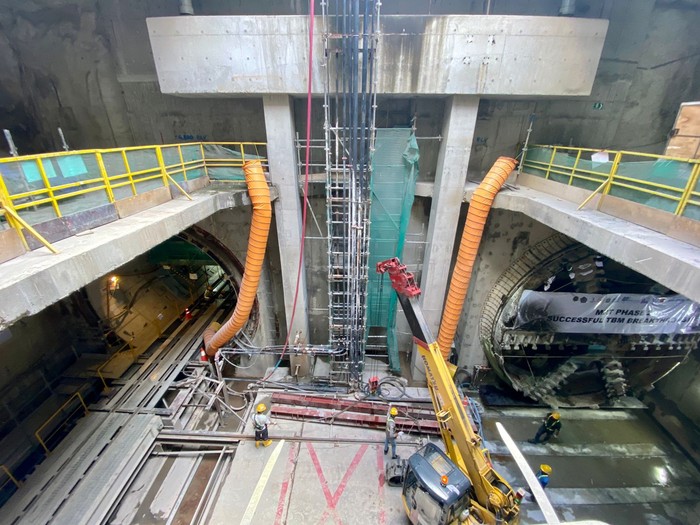 Stasiun MRT Bundaran HI Kini Sudah Tembus hingga Monas Stasiun MRT Bundaran HI Kini Sudah Tembus hingga Monas