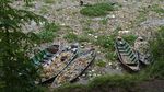 Ampun... Sampah Plastik Numpuk Lagi di Sungai Citarum Bandung
