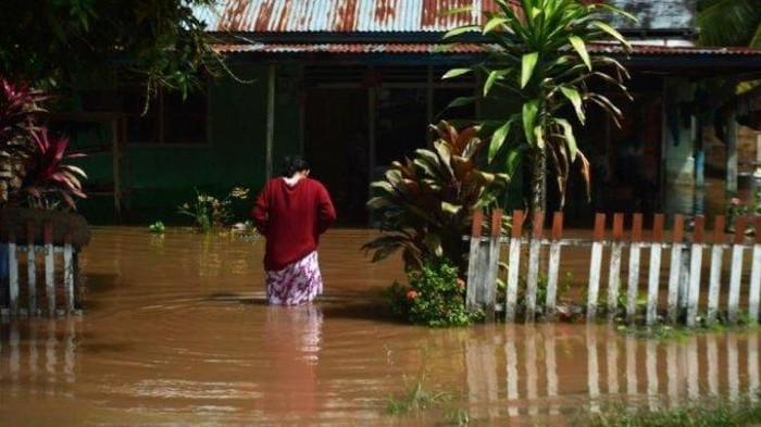 Banjir terjang Kabupaten Pohuwato, Gorontalo.
