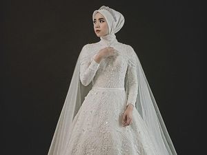 5 Inspirasi Gaun Pengantin Hijab Modern