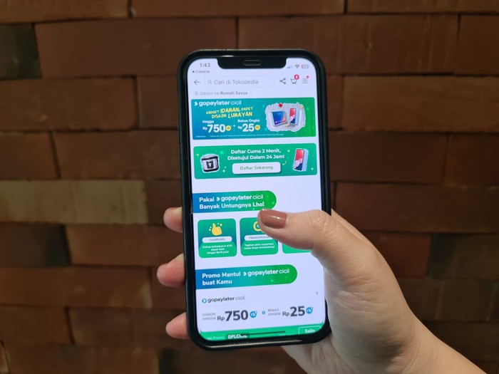 GoPayLater Cicil di Tokopedia