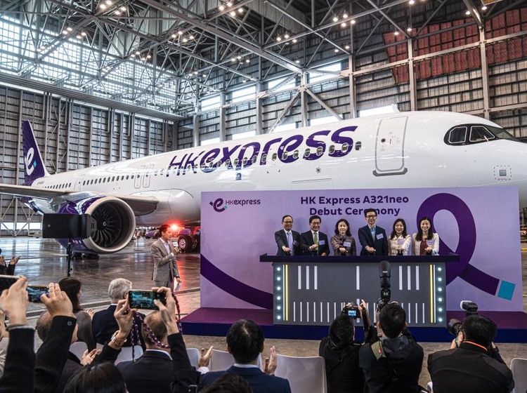 HK Express Debutkan Pesawat Airbus A321neo Pertamanya di Hong Kong