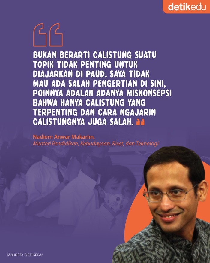 Kemendikbud Hapus Calistung pada tes masuk SD/MI