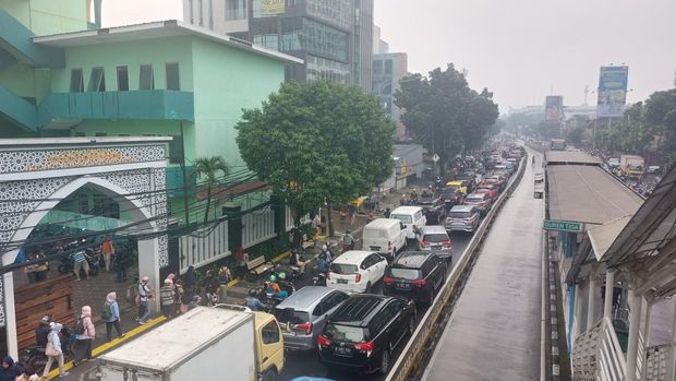 Macet di Duren Tiga, Jaksel (Rumondang-detikcom)