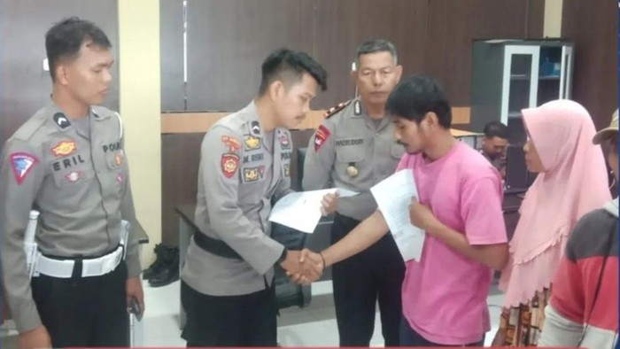 Kasus dugaan penganiayaan polisi kepada pemotor di Mateng berakhir damai.