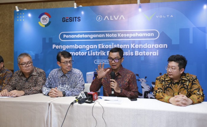 MoU antara IBC dengan Gesits, Alva, dan Volta