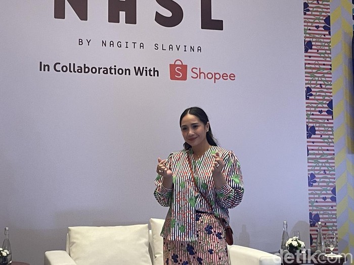 Nagita Slavina di Peluncuran Koleksi Terbaru NASL