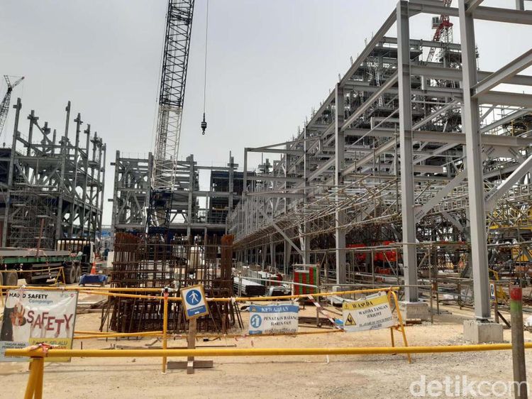 Penampakan Terkini Smelter Freeport di Gresik yang Rampung 2023