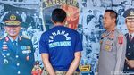 Ekspresi Dingin Pembacok Eks Ketua KY Usai Ditangkap Polisi