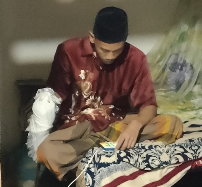 Potret Muksin usai membunuh ibunya